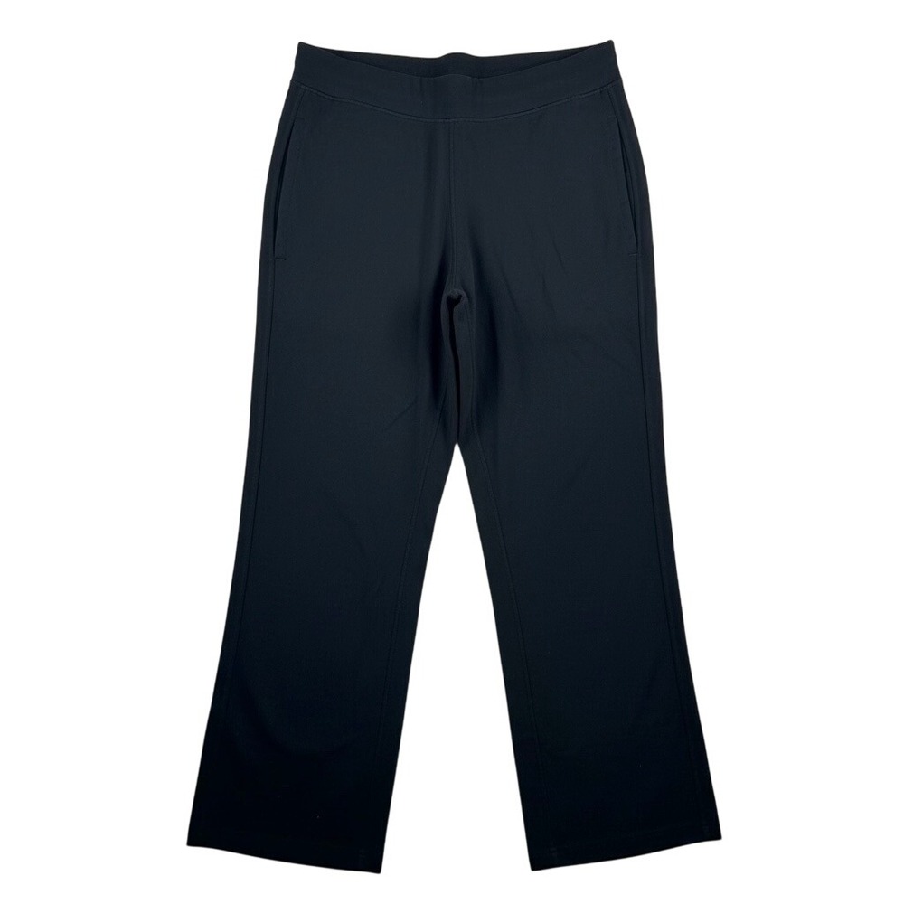 Lululemon Kung Fu Pants L Black Athleisure Straight Leg Performance